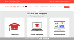 Desktop Screenshot of beleggingsinstituut.nl