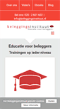 Mobile Screenshot of beleggingsinstituut.nl